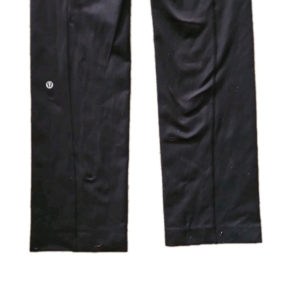 Lululemon Womens Black Straight-Up Athleisure Casual Full-On Luon Pant 6 - Picture 7 of 12